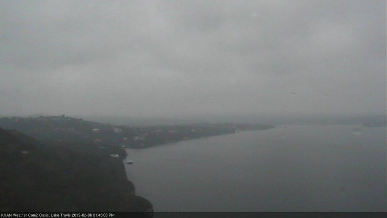 Lake Travis webcam, February 6, 2019 12:45 PM CT