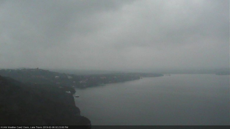 Lake Travis webcam, February 6, 2019 1:25 PM CT