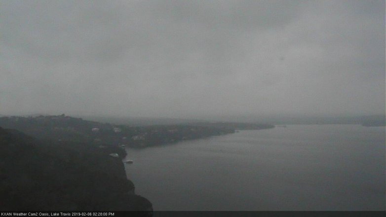 Lake Travis webcam, February 6, 2019 1:30 PM CT
