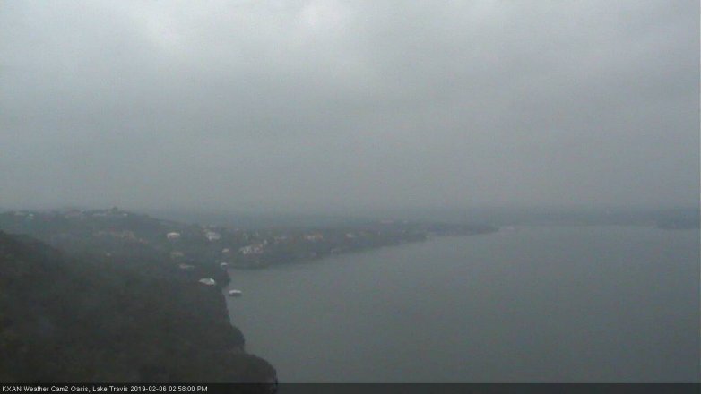 Lake Travis webcam, February 6, 2019 2:00 PM CT
