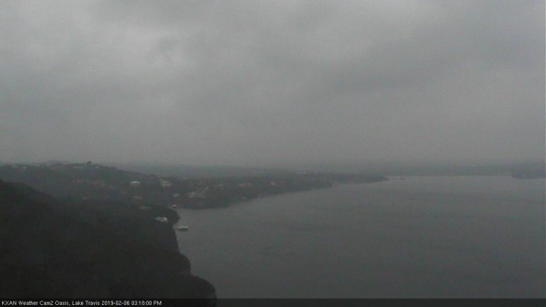 Lake Travis webcam, February 6, 2019 2:20 PM CT
