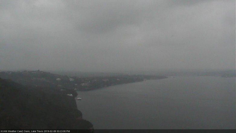Lake Travis webcam, February 6, 2019 2:25 PM CT