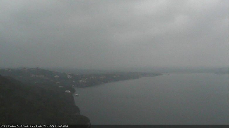 Lake Travis webcam, February 6, 2019 2:30 PM CT