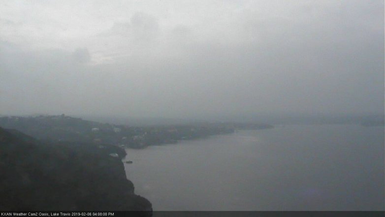 Lake Travis webcam, February 6, 2019 3:10 PM CT