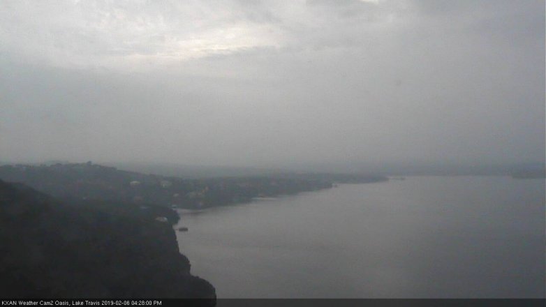 Lake Travis webcam, February 6, 2019 3:30 PM CT