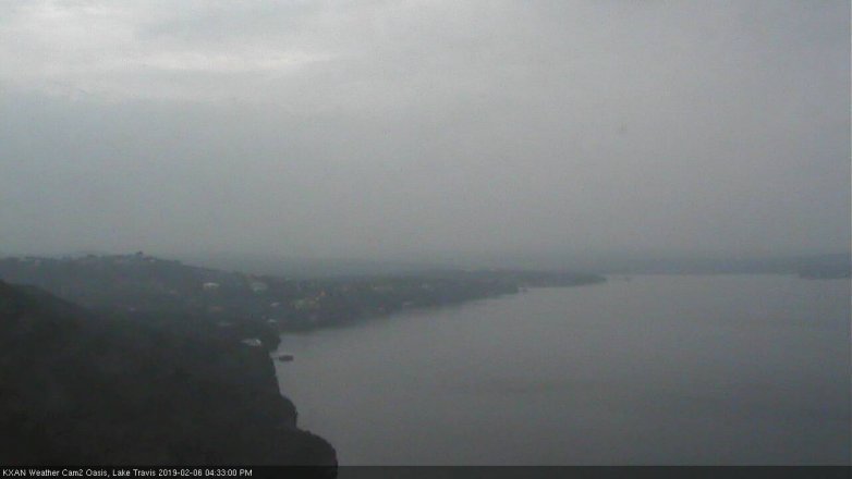 Lake Travis webcam, February 6, 2019 3:35 PM CT