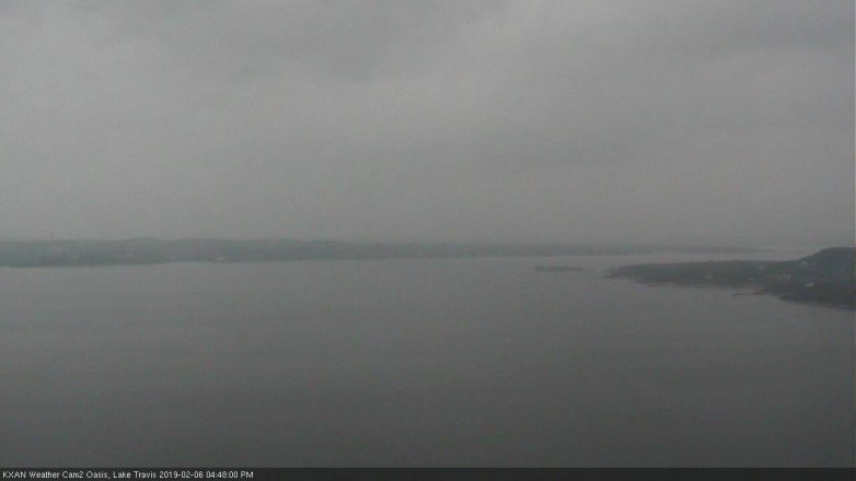 Lake Travis webcam, February 6, 2019 3:50 PM CT