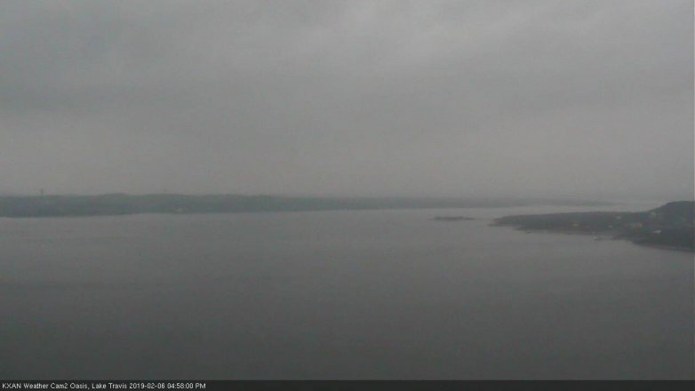 Lake Travis webcam, February 6, 2019 4:00 PM CT