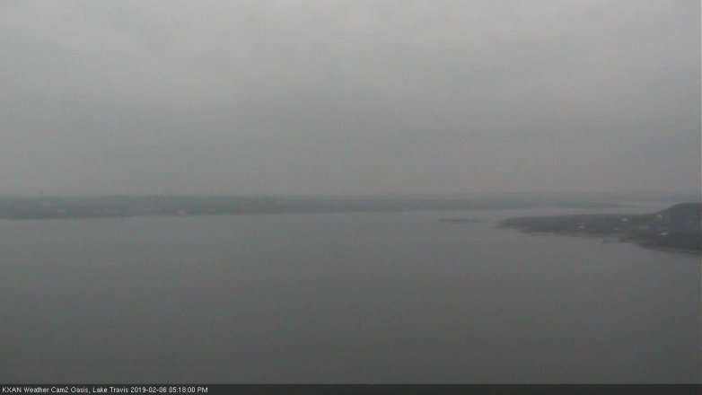 Lake Travis webcam, February 6, 2019 4:20 PM CT