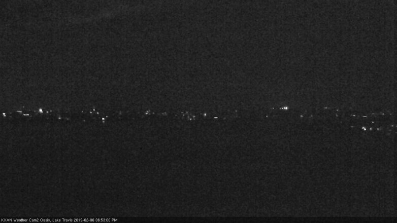 Lake Travis webcam, February 6, 2019 5:55 PM CT