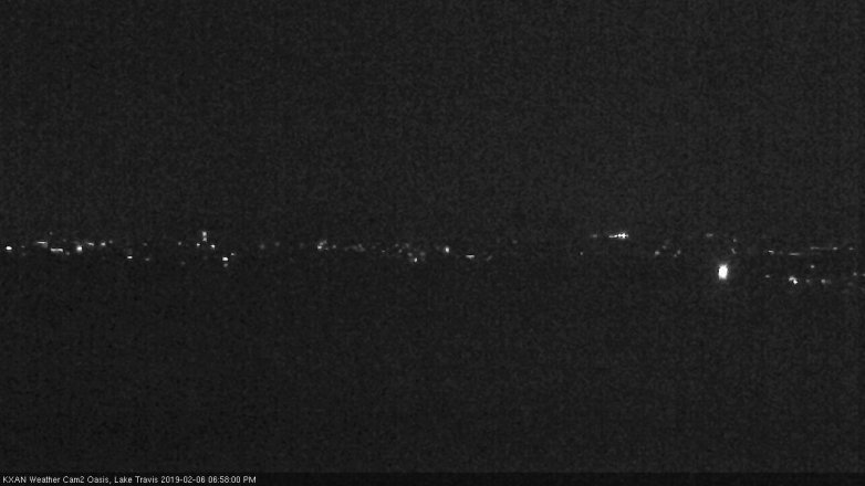 Lake Travis webcam, February 6, 2019 6:00 PM CT