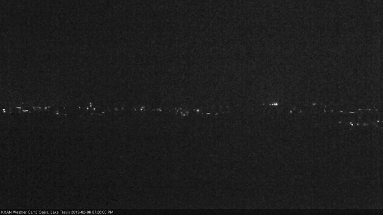 Lake Travis webcam, February 6, 2019 6:30 PM CT