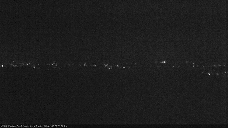 Lake Travis webcam, February 6, 2019 6:35 PM CT