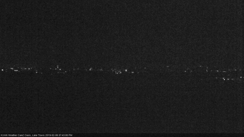 Lake Travis webcam, February 6, 2019 6:45 PM CT