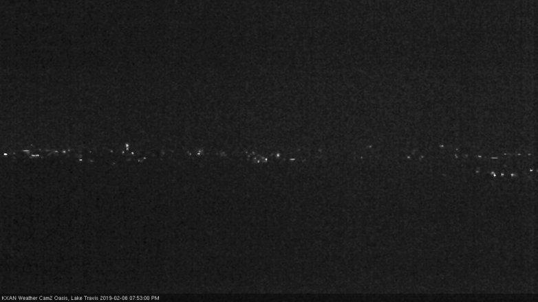 Lake Travis webcam, February 6, 2019 6:55 PM CT