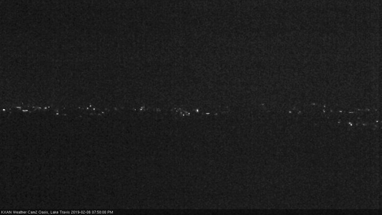 Lake Travis webcam, February 6, 2019 7:00 PM CT