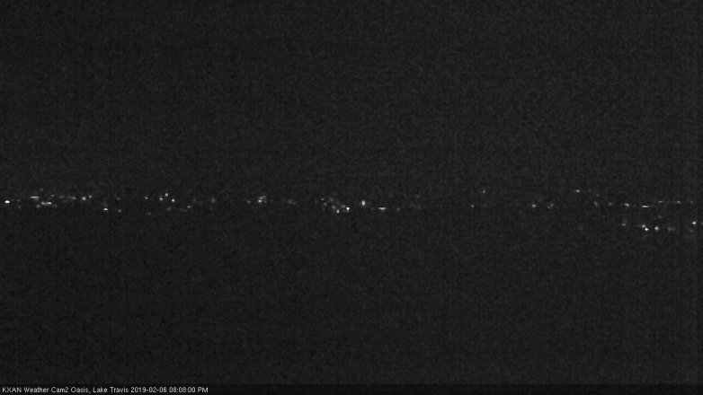 Lake Travis webcam, February 6, 2019 7:10 PM CT