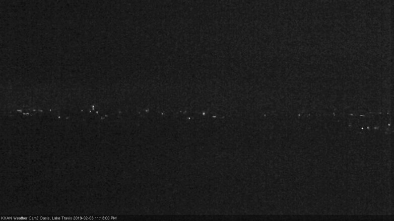 Lake Travis webcam, February 6, 2019 10:15 PM CT
