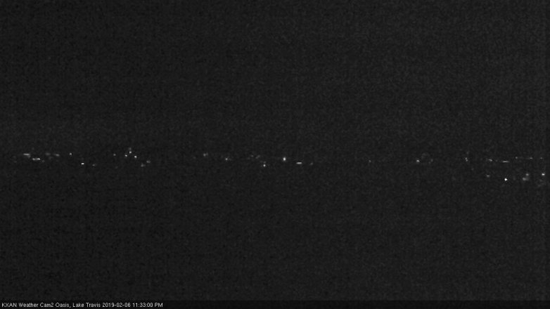 Lake Travis webcam, February 6, 2019 10:35 PM CT