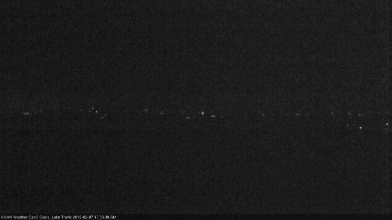 Lake Travis webcam, February 6, 2019 11:35 PM CT