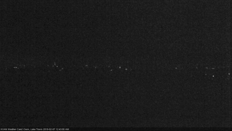 Lake Travis webcam, February 6, 2019 11:45 PM CT