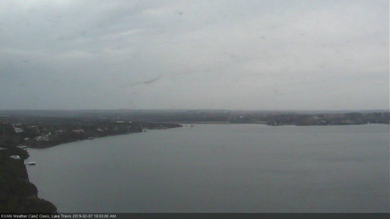 Lake Travis webcam, February 7, 2019 9:05 AM CT