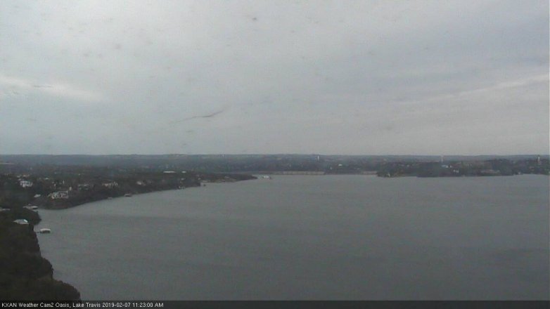 Lake Travis webcam, February 7, 2019 10:25 AM CT