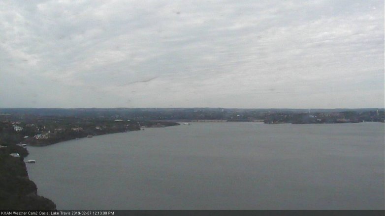 Lake Travis webcam, February 7, 2019 11:15 AM CT