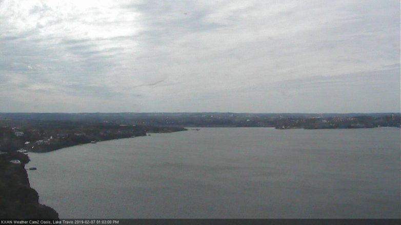 Lake Travis webcam, February 7, 2019 12:05 PM CT