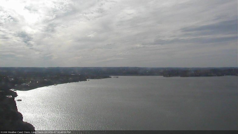 Lake Travis webcam, February 7, 2019 1:50 PM CT