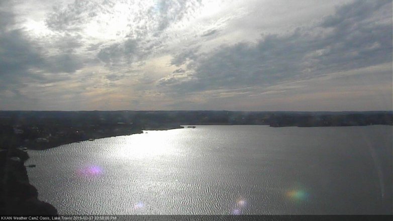 Lake Travis webcam, February 7, 2019 3:00 PM CT