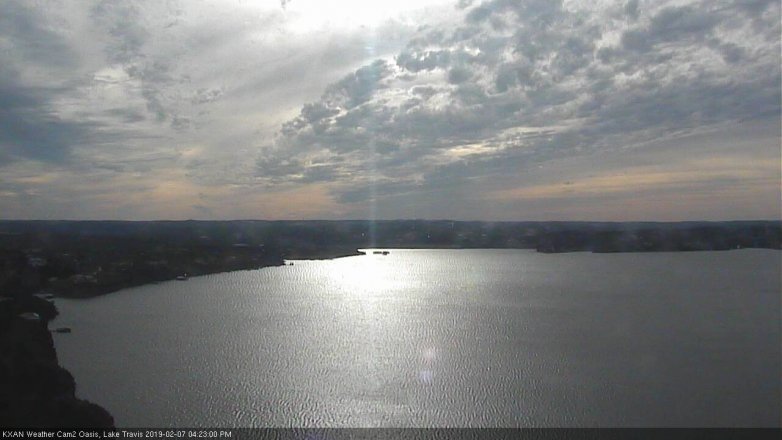 Lake Travis webcam, February 7, 2019 3:25 PM CT