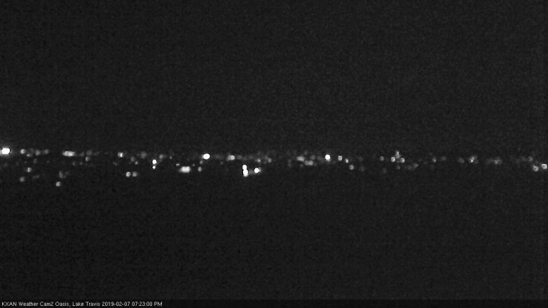 Lake Travis webcam, February 7, 2019 6:25 PM CT
