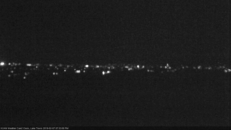 Lake Travis webcam, February 7, 2019 6:35 PM CT
