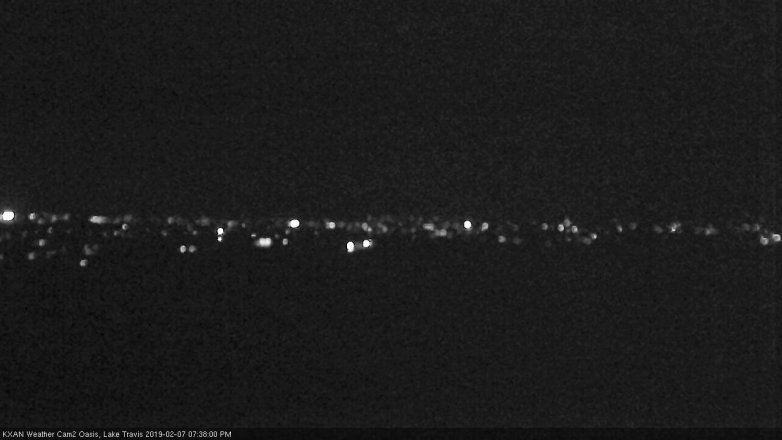 Lake Travis webcam, February 7, 2019 6:40 PM CT