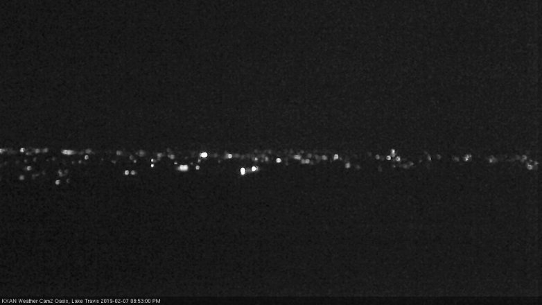 Lake Travis webcam, February 7, 2019 7:55 PM CT