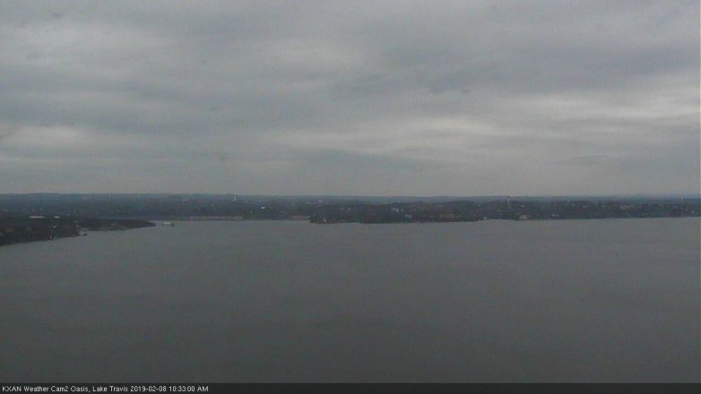 Lake Travis webcam, February 8, 2019 9:35 AM CT