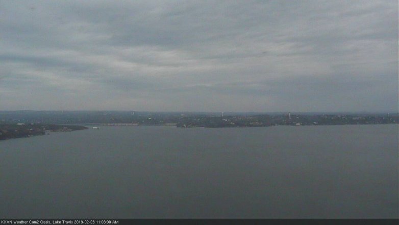 Lake Travis webcam, February 8, 2019 10:05 AM CT