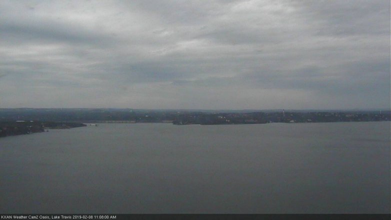 Lake Travis webcam, February 8, 2019 10:10 AM CT