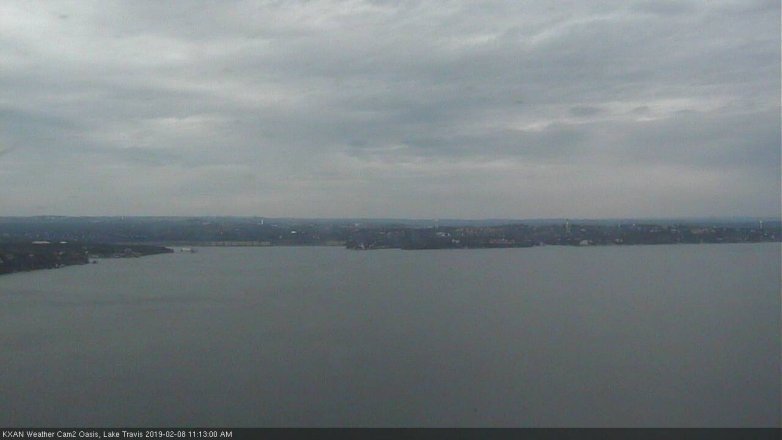 Lake Travis webcam, February 8, 2019 10:15 AM CT