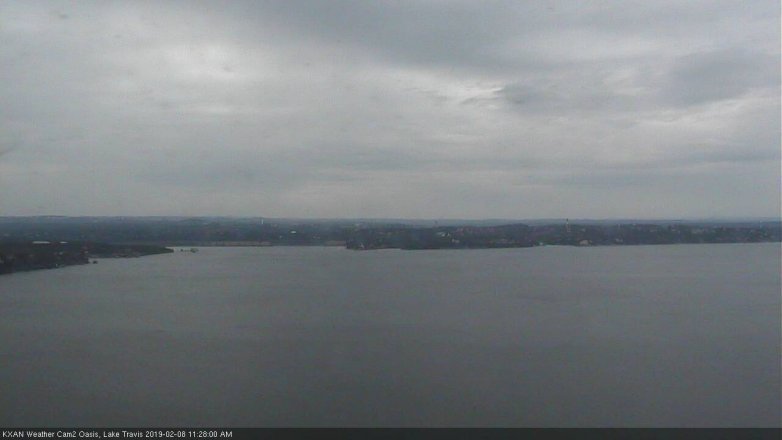 Lake Travis webcam, February 8, 2019 10:30 AM CT