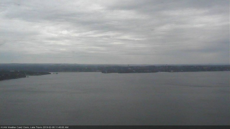 Lake Travis webcam, February 8, 2019 10:50 AM CT