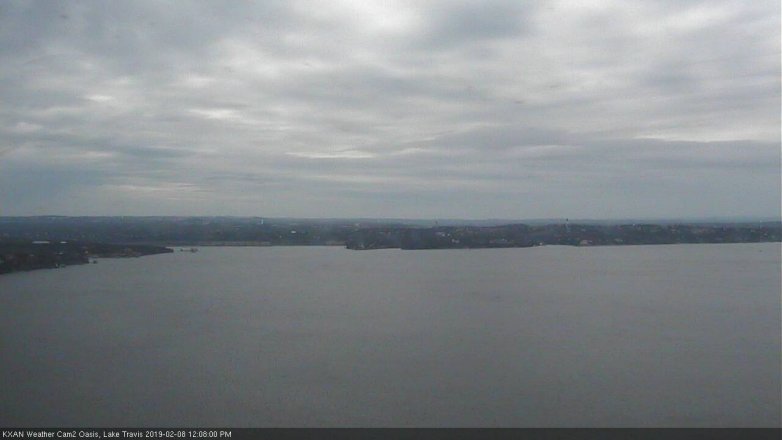 Lake Travis webcam, February 8, 2019 11:10 AM CT