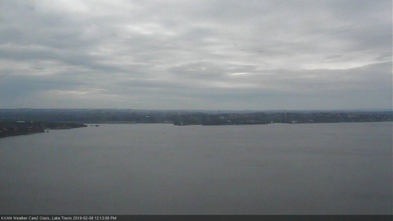 Lake Travis webcam, February 8, 2019 11:15 AM CT