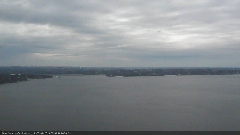 Lake Travis webcam, February 8, 2019 11:20 AM CT