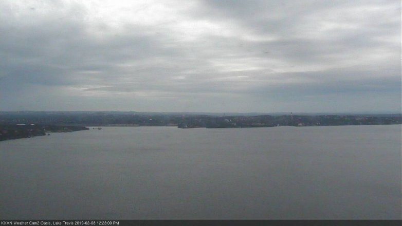 Lake Travis webcam, February 8, 2019 11:25 AM CT