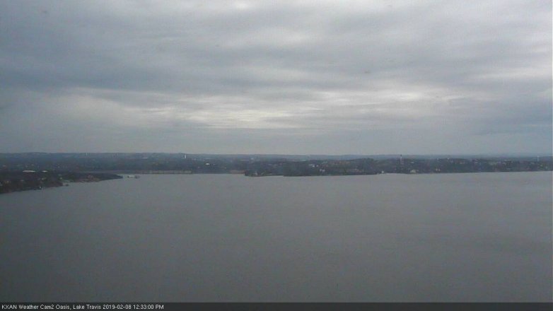 Lake Travis webcam, February 8, 2019 11:35 AM CT