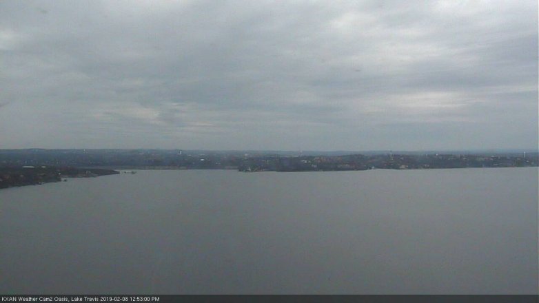 Lake Travis webcam, February 8, 2019 11:55 AM CT