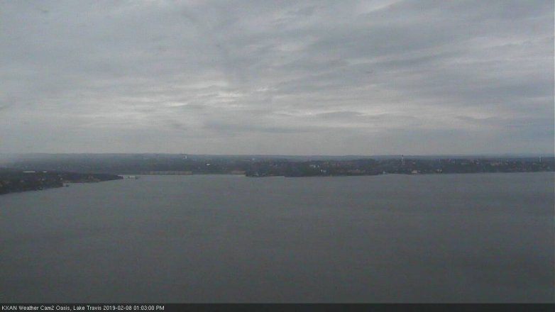 Lake Travis webcam, February 8, 2019 12:05 PM CT