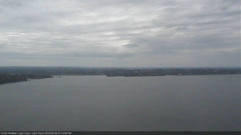 Lake Travis webcam, February 8, 2019 12:15 PM CT